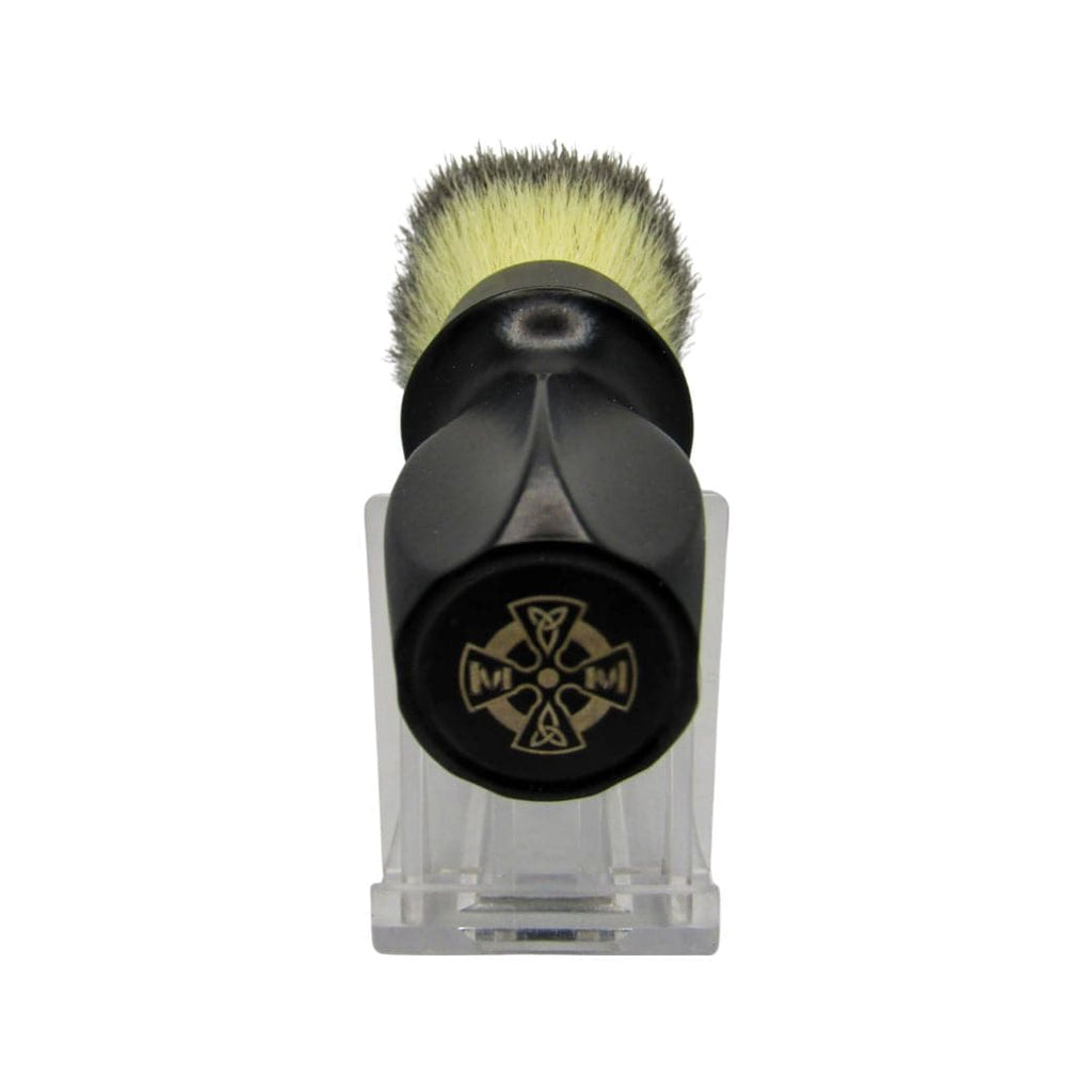 MM-400 Black Shaving Brush (24mm Synthetic Knot) - by Murphy and McNeil
