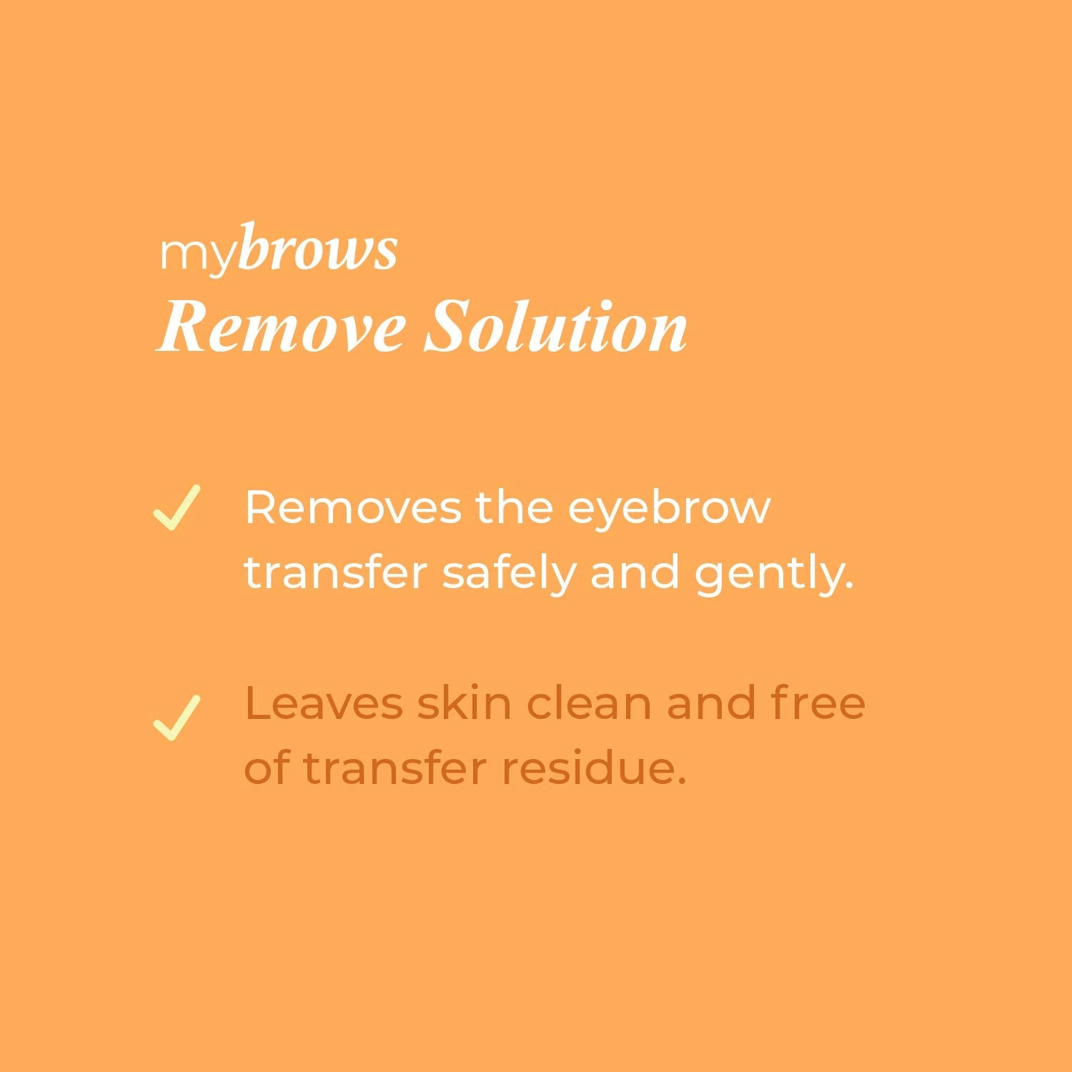 MYBROWS TEMPORARY TATTOO REMOVAL