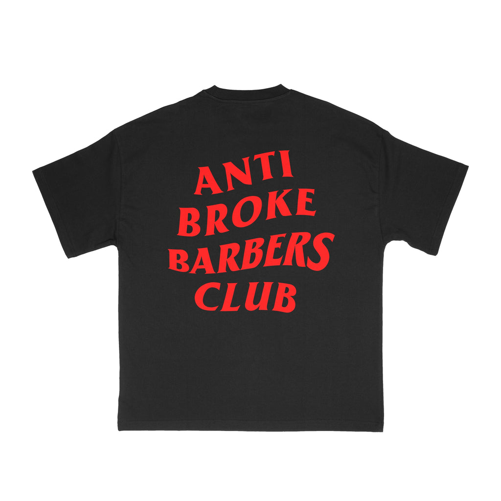 Classic Tee - Black  / Red