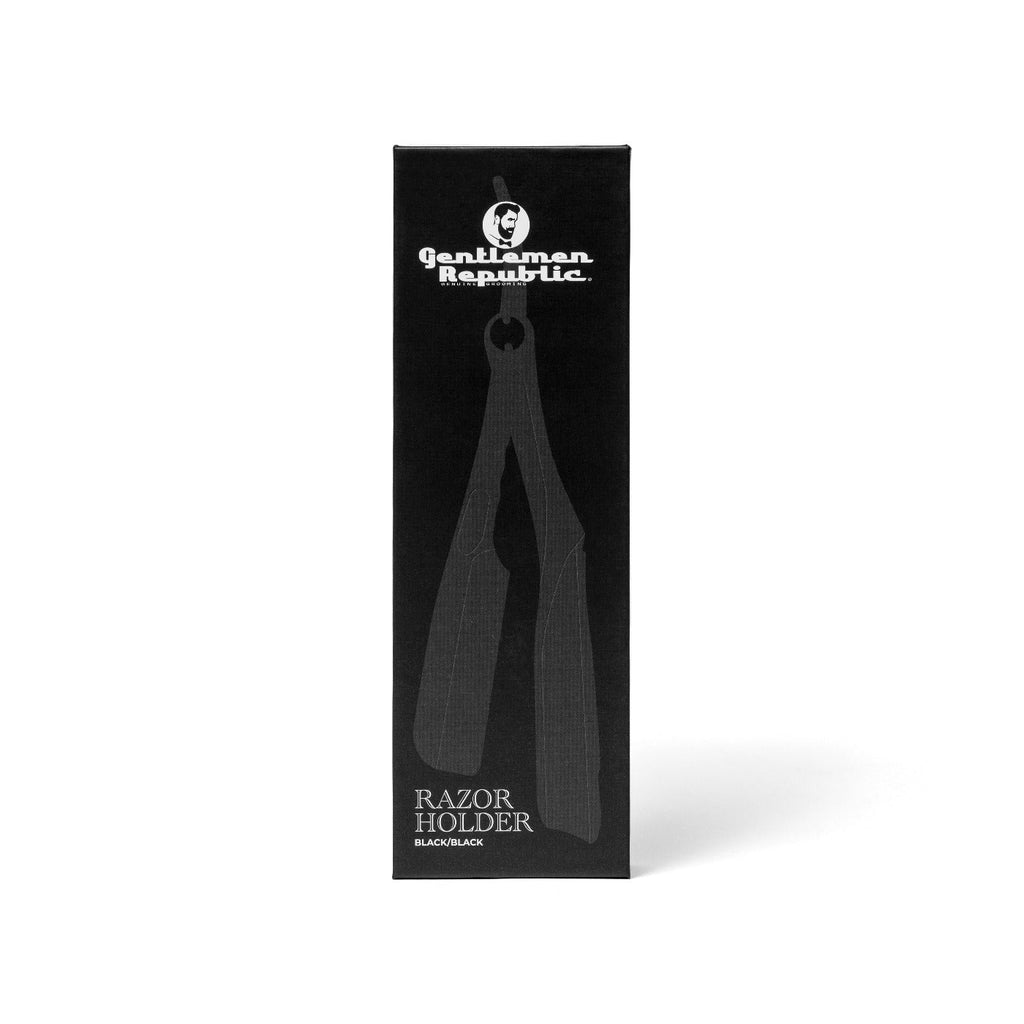 Matte Black Straight Razor Holder