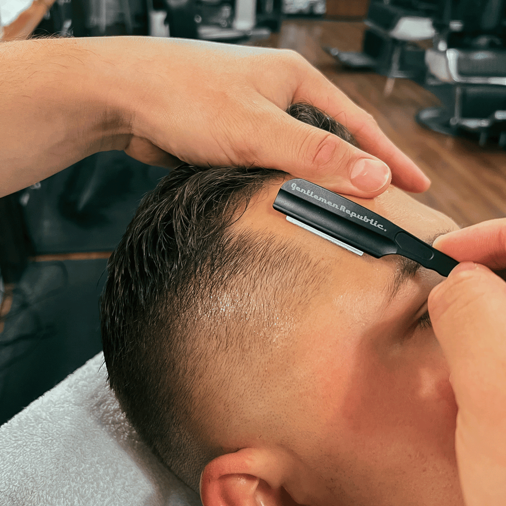 Matte Black Straight Razor Holder