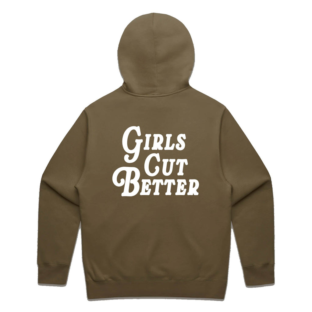 Girls Cut Better Sweatshirt - Brown