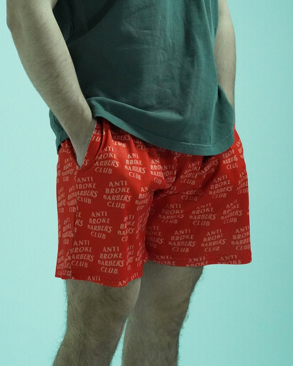 Anti Broke Champion Shorts - Red