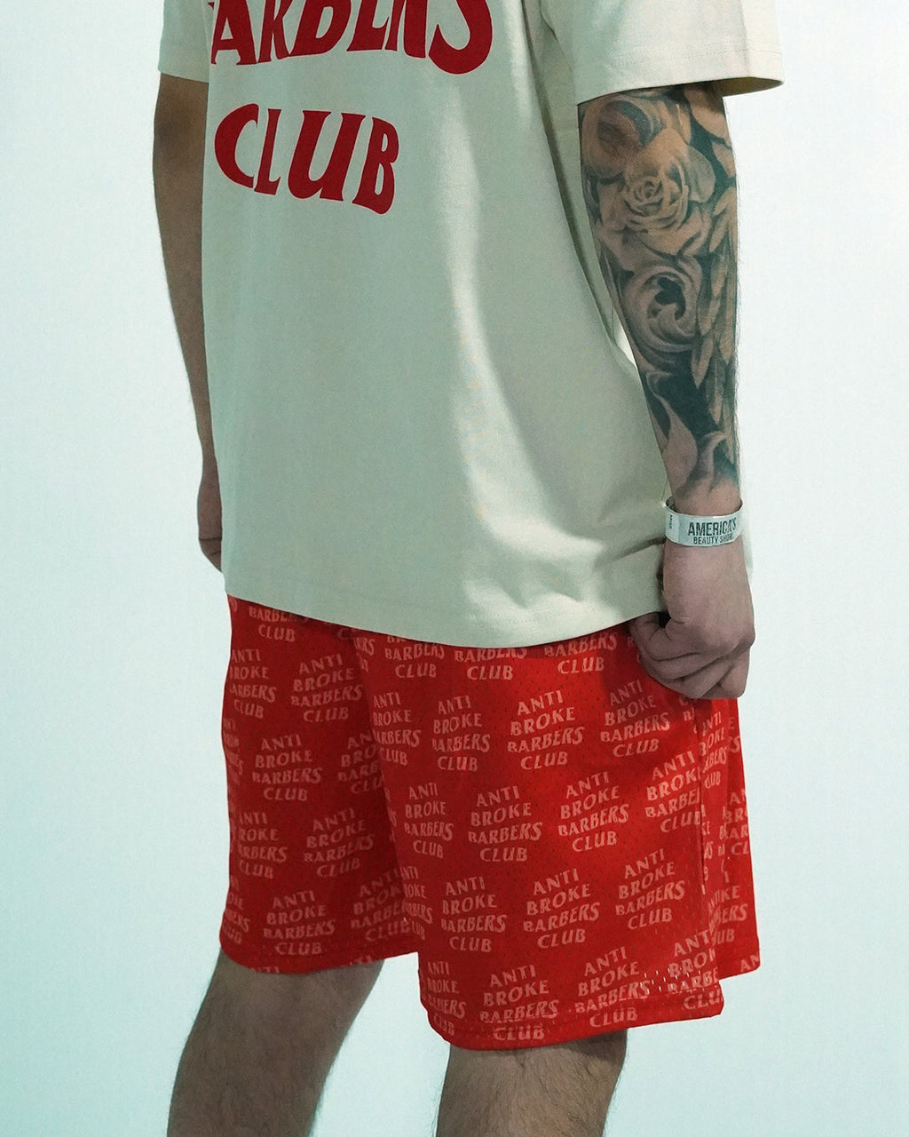 Anti Broke Champion Shorts - Red