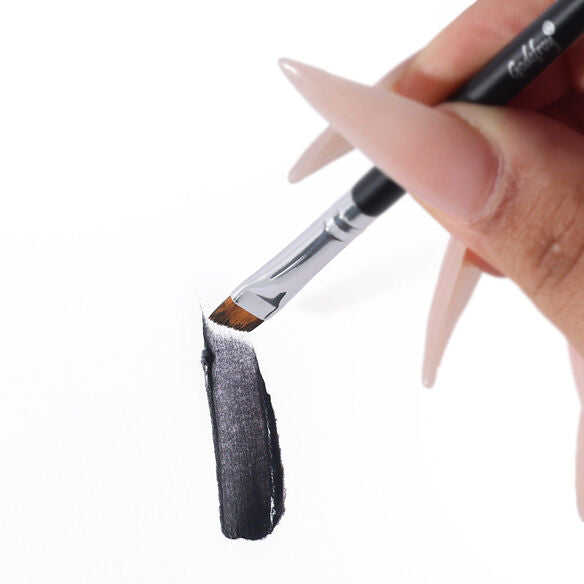 Angled Eyeliner Brush, Ultra Fine Tipped, Precise Bristles, Slanted Angled Eyebrow Brush