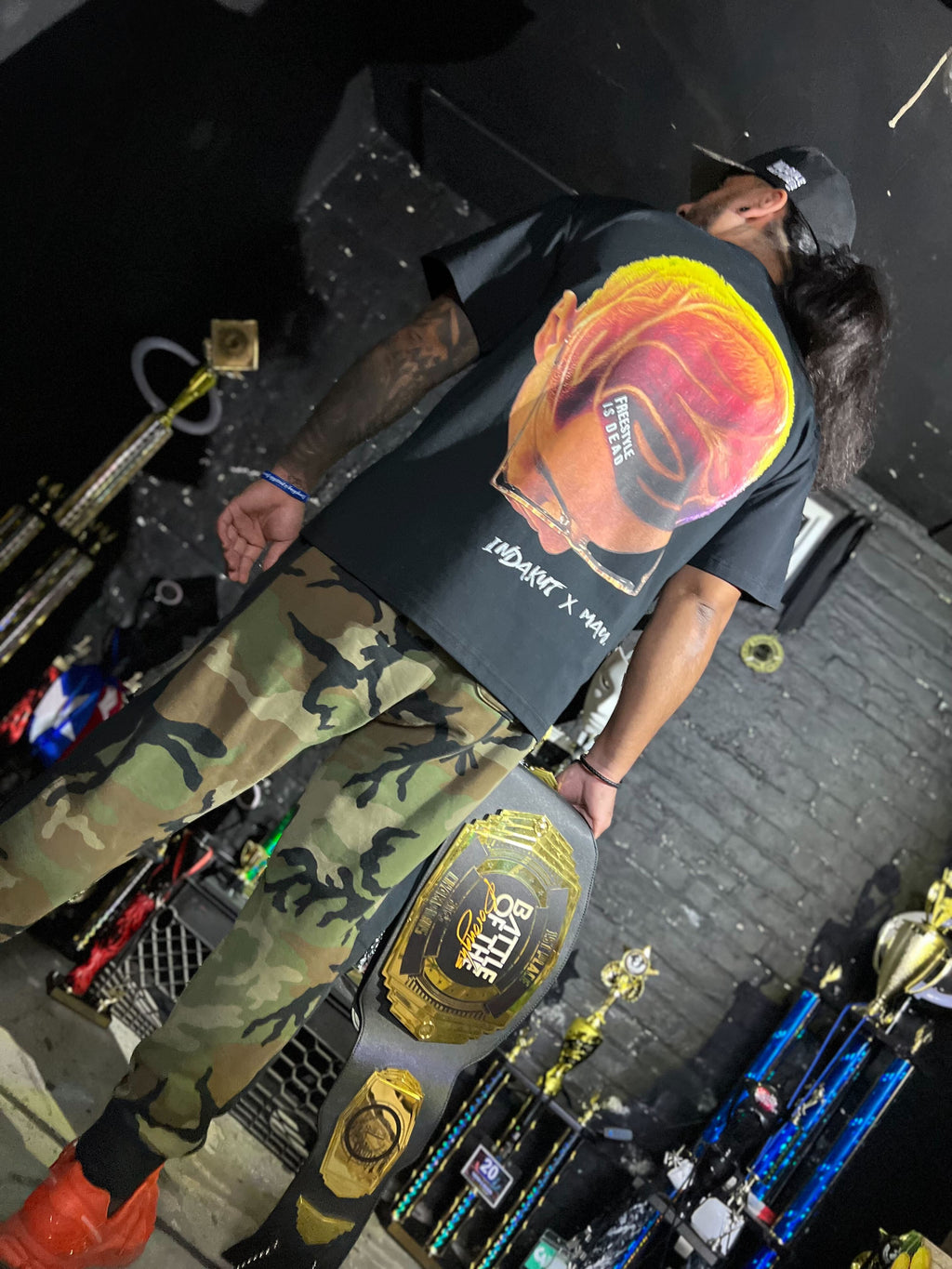 "FREESTYLE IS DEAD" X INDAKUTTSTUDIO T-Shirt