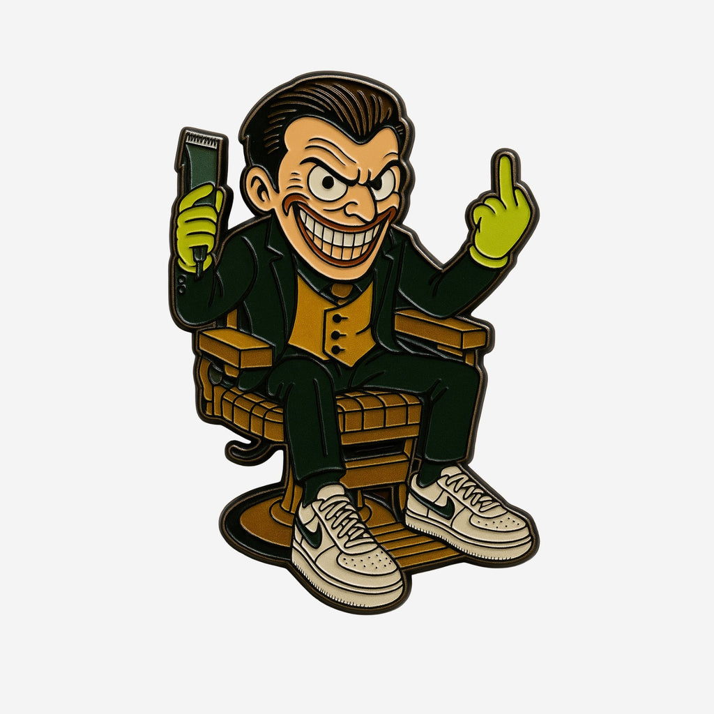Joker Barber Pin