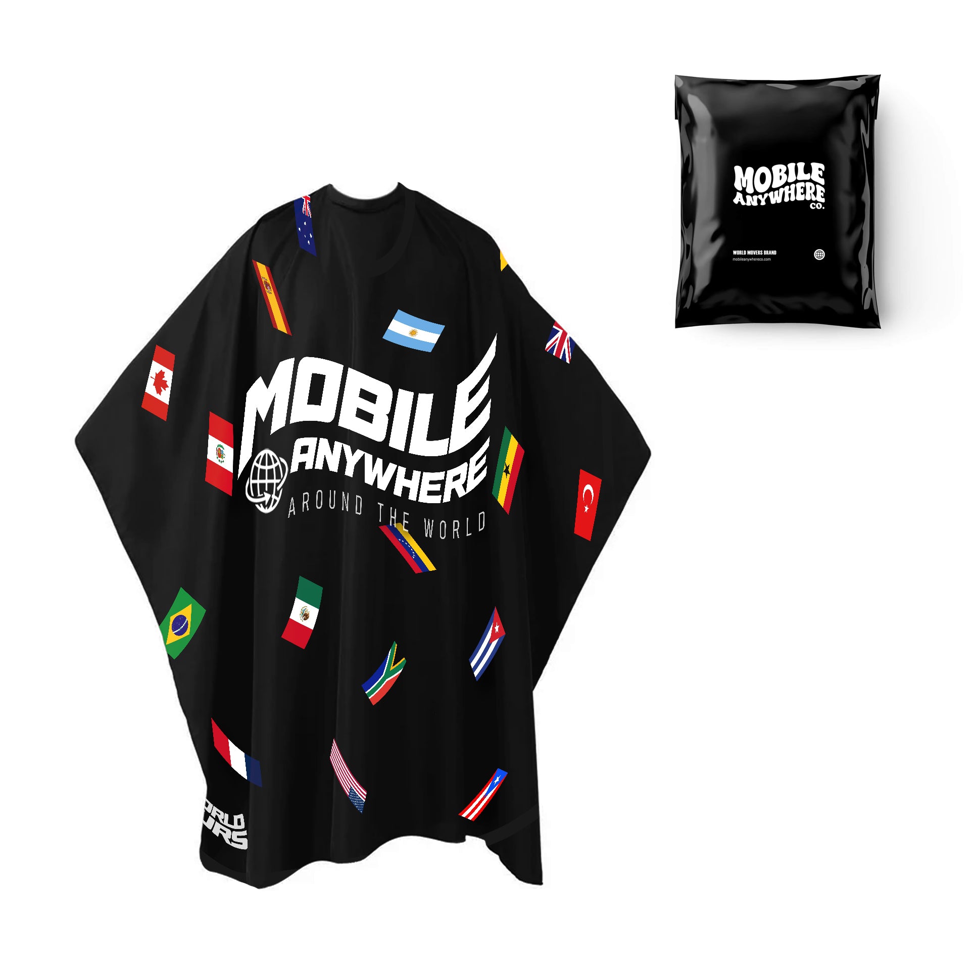 The World Is Yours Barber Cape