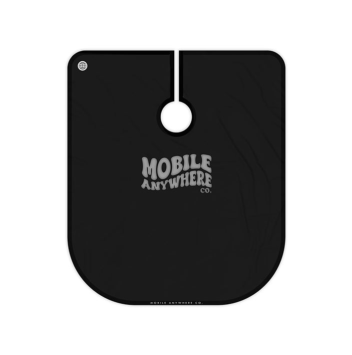 Mobile Anywhere Co. Logo Barber Cape