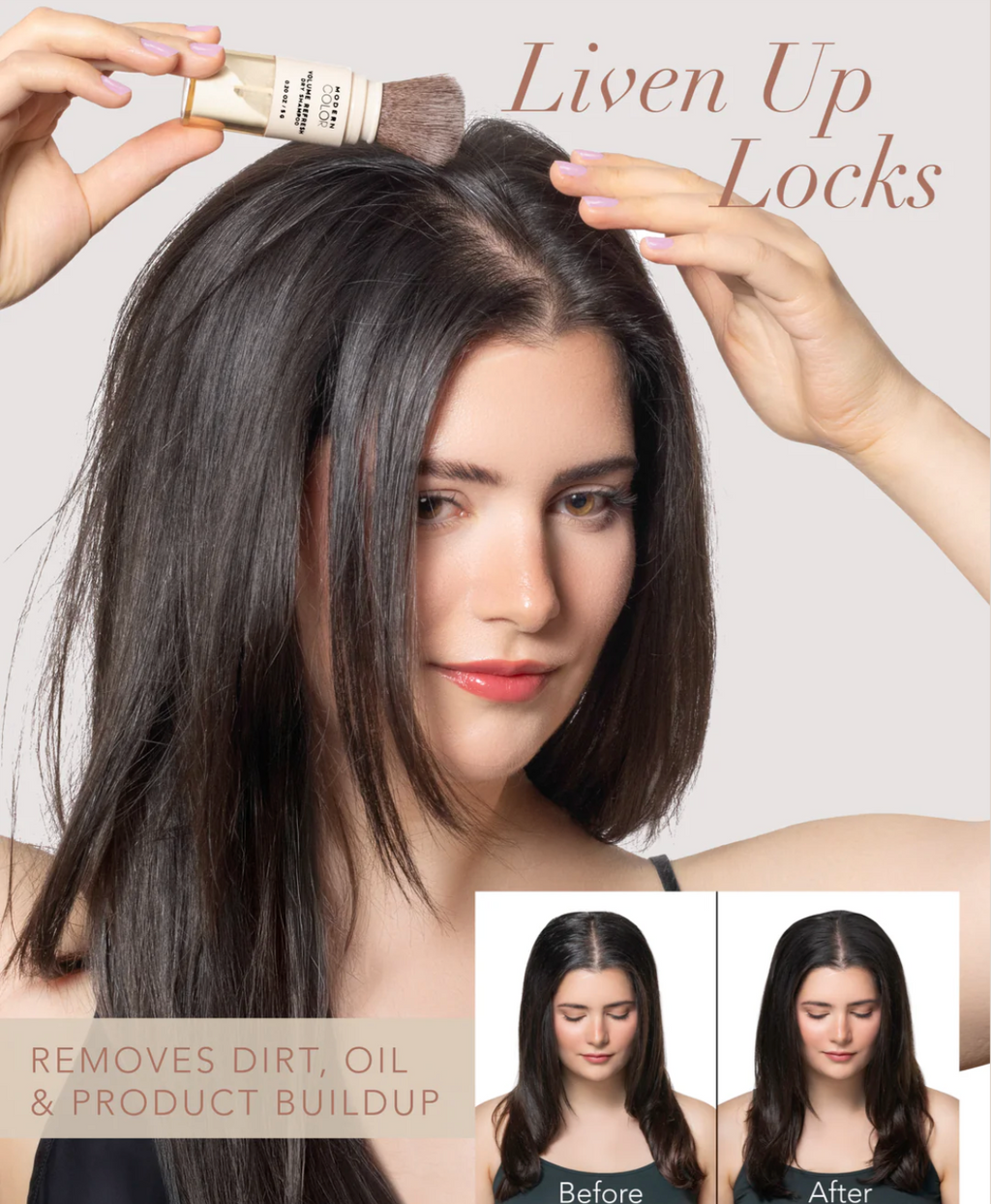 Volume Refresh Dry Shampoo Powder Brush