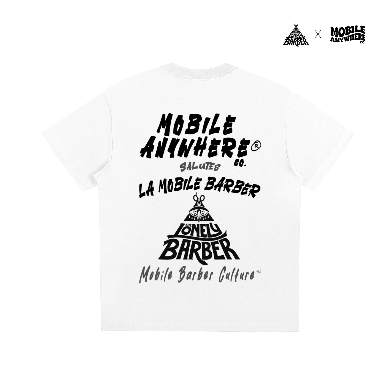 Mobile Anywhere Co. Salutes The Lonely Barber T-Shirt