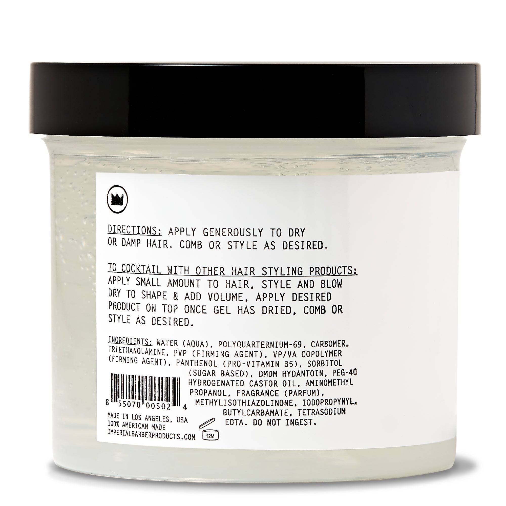 Gel Pomade - 12 oz