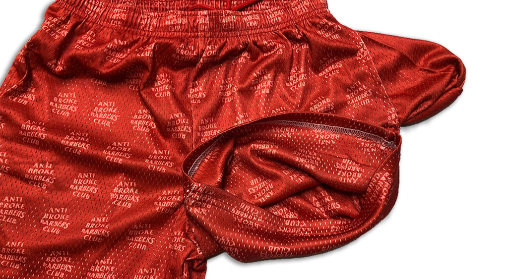 Anti Broke Champion Shorts - Red